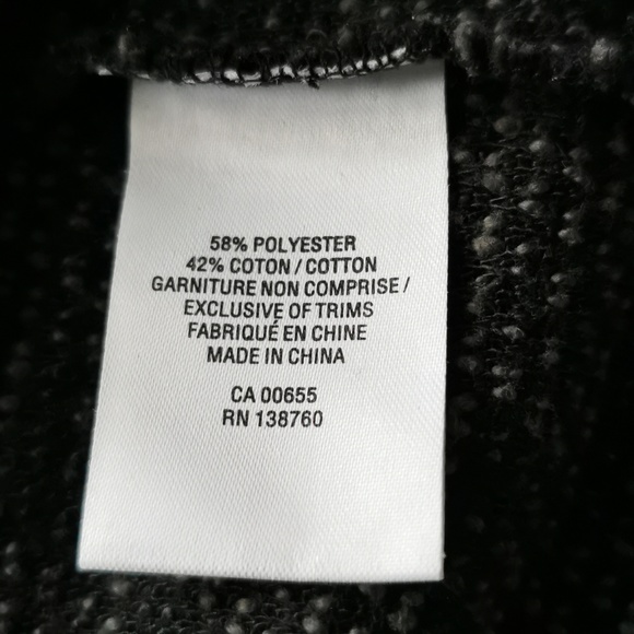 Twill blazer with faux leather embellishments (L) - Picture 5 of 8